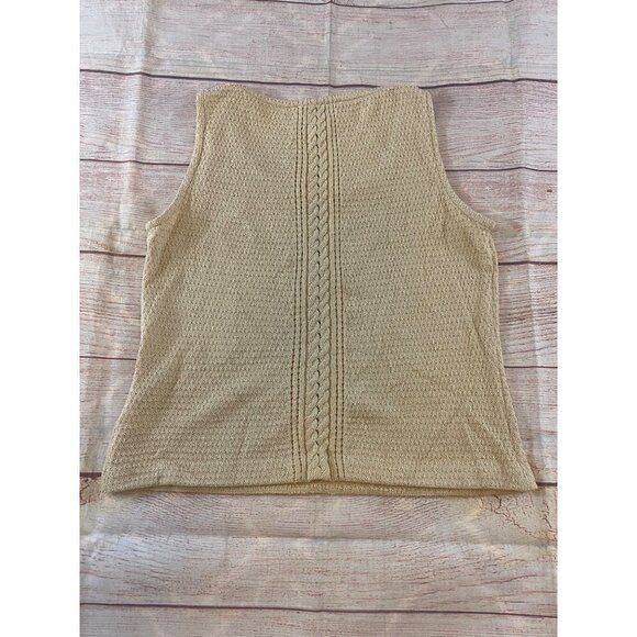 St John Collection Women's Beige Wool Blend Tank - Small - Picture 10 of 10